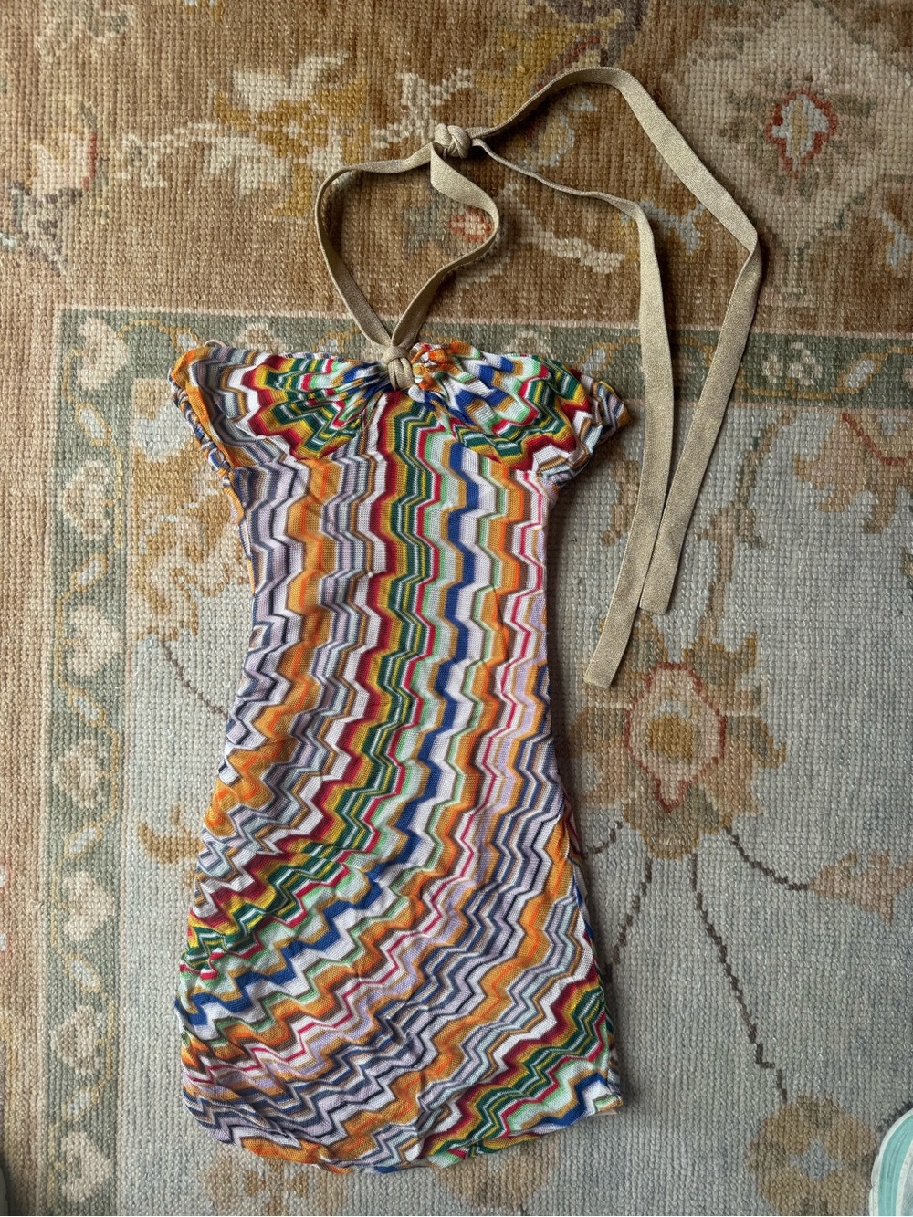 Alexis Strapless Zigzag Mini Dress in Multi-Color - Picture 5 of 5
